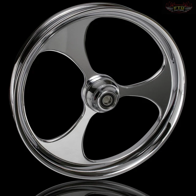 21 inch chrome harley front wheel
