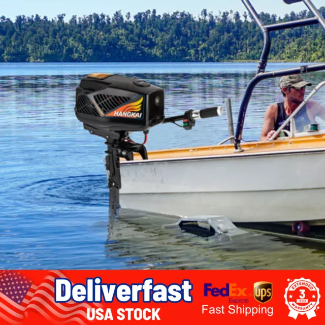 48V 1200W  Electric Outboard Motor Engine Fishing Boat Propeller Short Shaft