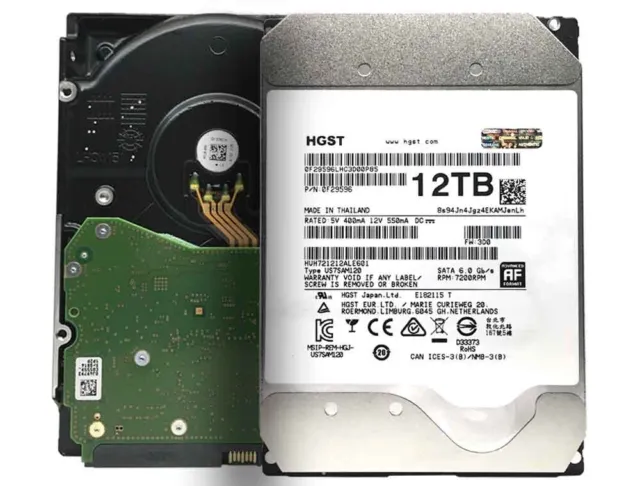 $285 OFF 12TB Ultrastar 0F30146 HUH721212ALE604 DC HC520 WDC HGST