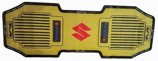 M7 Trux Latex Yellow and Black Work Mat 2 by 6 Feet beveled edges 990A0-99063 CO