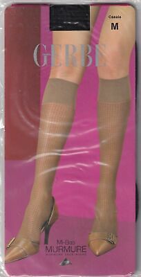 Limited Edition knee-highs. BAS Mi-bas fantaisie GERBE ARLEQUIN Cassis Taille S 