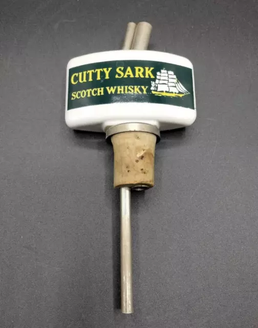 Vintage Cutty Sark Scotch Whiskey Advertising Bar Bottle Stopper Pourer
