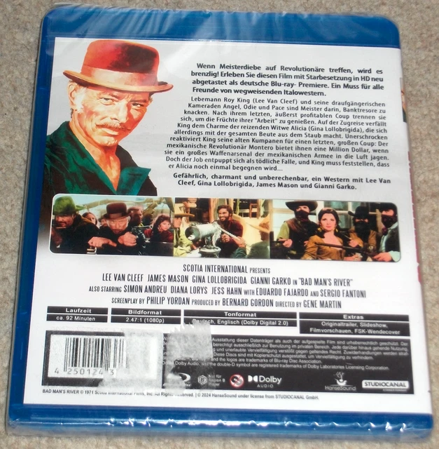 LEE VAN CLEEF BAD MAN'S RIVER Gianni Garko SPAGHETTI WESTERN Reg B Blu ...