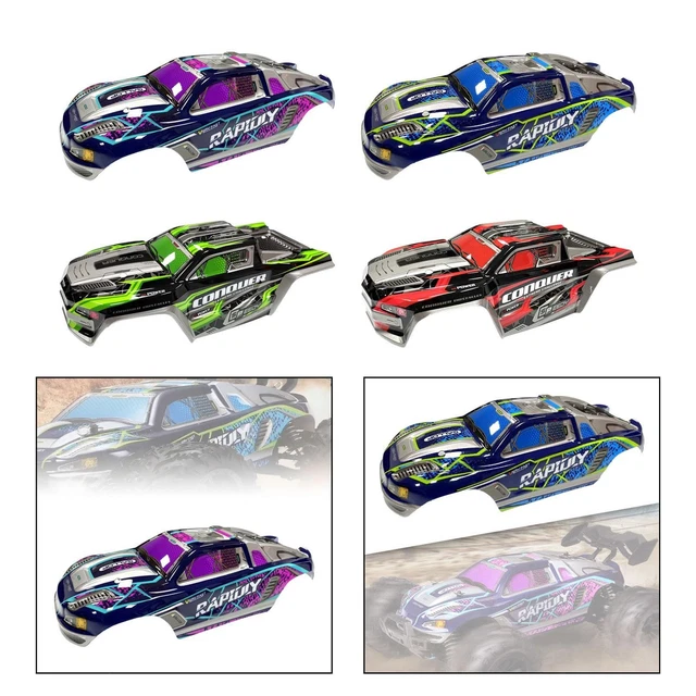 Pasuihcay Coque de carrosserie de voiture RC pour HBX 16889 16889A Pièces de rechange RC Accessoires de mise à niveau