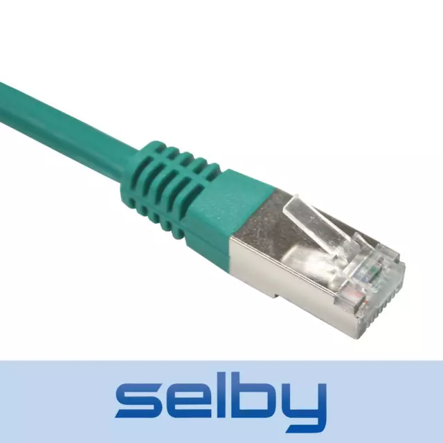 15m Green CAT6 Network Cable RCM Certified Ethernet LAN Data Lead SFTP RJ45