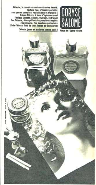 1971 Advertising 0623 Cosmetic Creams Coryse Salome
