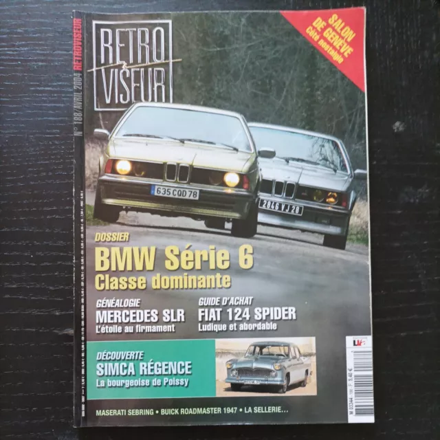 RETROVISEUR 188 BMW Séries 6 m 635 csi  MERCEDES SLR  MASERATI 3500 GT SEBRING