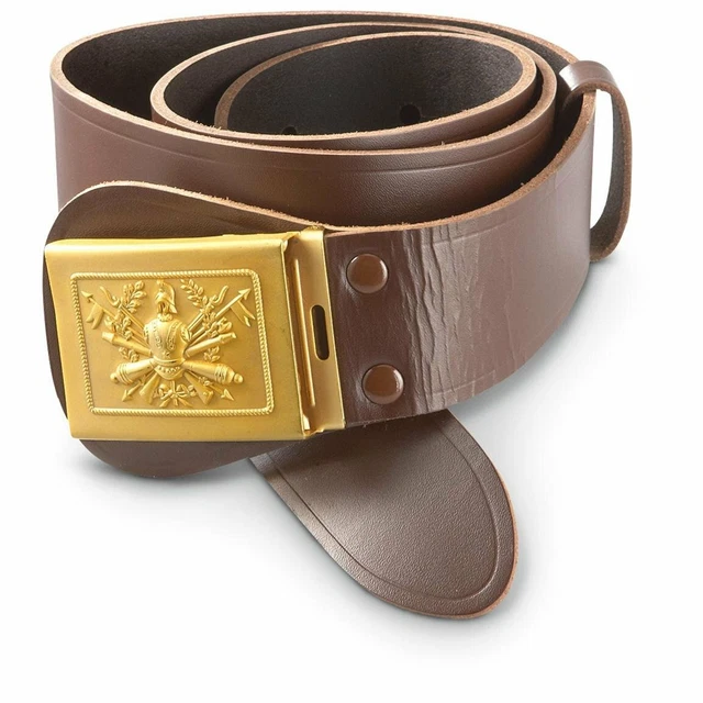 Ceinture Cuir Vintage Homme Années 60 – Taille Ajustable – Marque Authentique