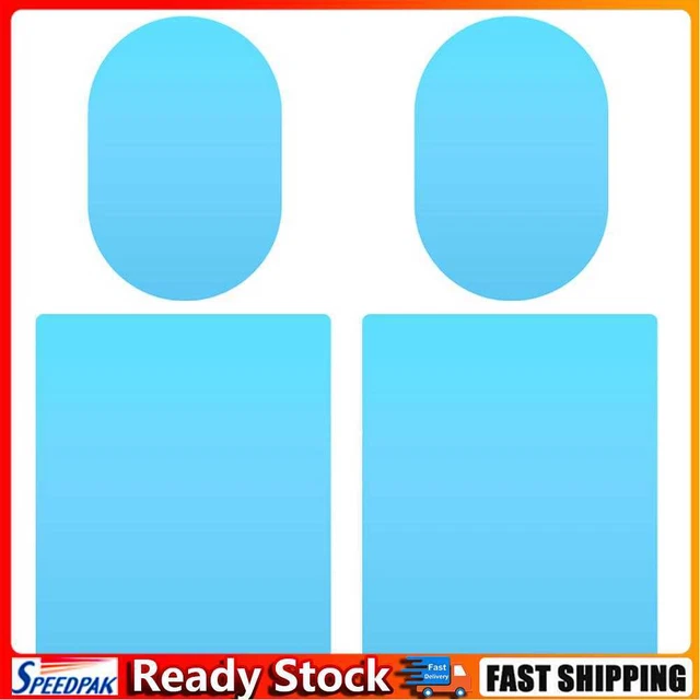 4pcs/set Car Side Mirror Window Protective Films Waterproof Anti Fog Stickers
