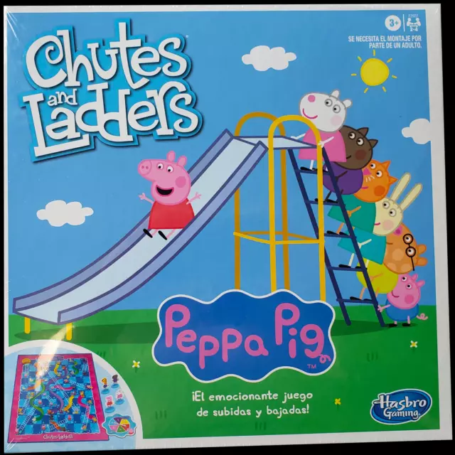 Chutes and Ladders: Peppa Pig Edition Kids Board Game, Preschool Board Games  for 2-4 Players 