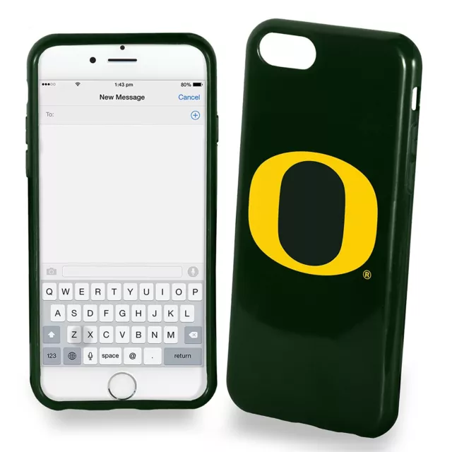 FOCO NCAA Oregon Ducks Soft Case For iPhone SE (2022), (20), 8, 7 (4.7")