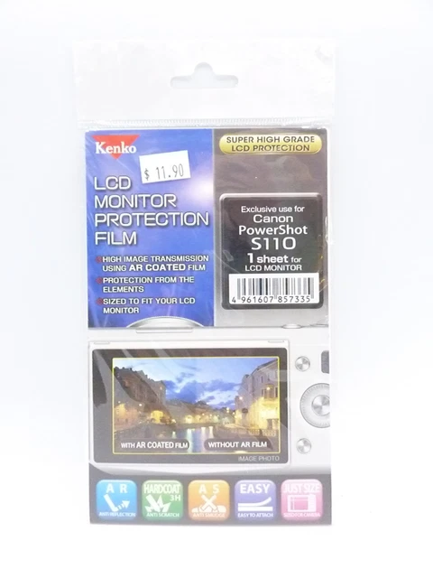Kenko LCD Multi Layer Protection Anti Reflection for Canon PowerShot S110