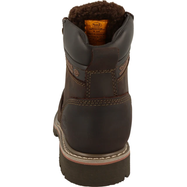 Dockers Par Gerli Chaussures Hommes Bottes Fourrées 23DA104-400320 Braun Cuir 3