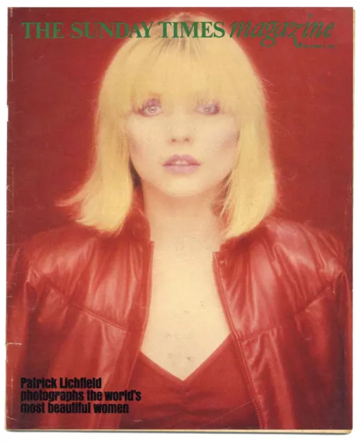 Sunday Times Magazine September 13 1981 Blondie Debbie Harry Patrick Lichfield
