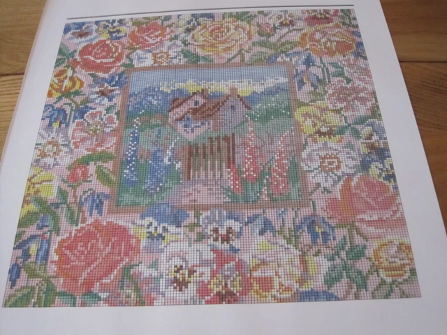 Grille De Broderie Ehrman - Indian Garden Par Raymond Honeyman - Original