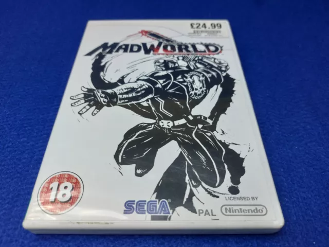 MadWorld - Nintendo Wii Spiel - PAL UK - komplett mit Handbuch - getestet