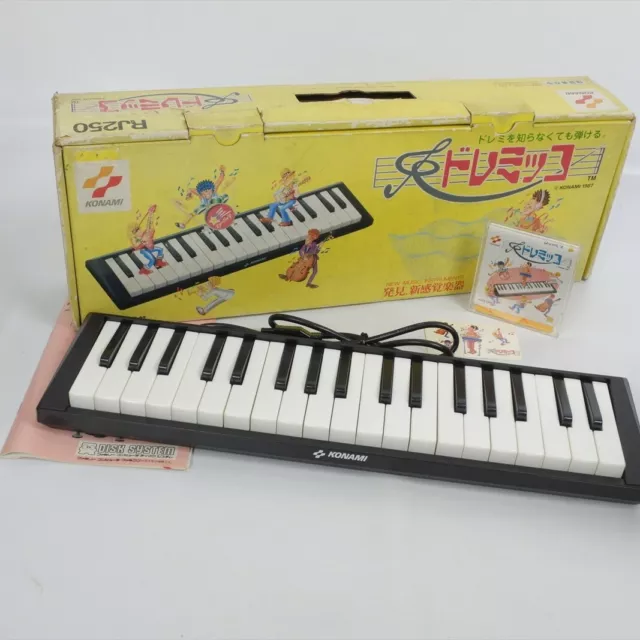 Famicom Disk System DOREMIKKO wz KEYBOARD "Fa and Ti disfunction" KONAMI 0601