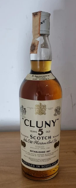 CLUNY scotch whisky 5 anni lt. 3/4 cl. 75 anni 70  40° importata da D&C