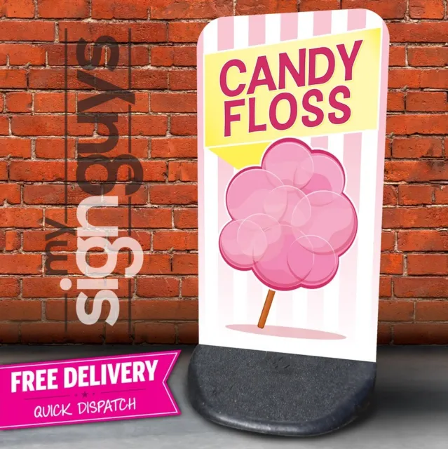 Candy Floss Pavement Sign Outdoor Street Advertising Display Aboard Ecoflex 2
