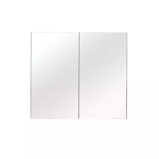 900MM Shaving Cabinet Gloss White Mirror Medicine Cabinet Wall Mounted Storage