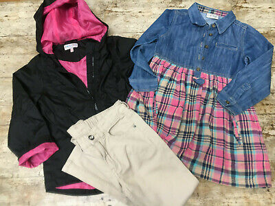 Girls Clothing Bundle età 5 a 6 Prossimo Abito Marks and Spencer Giacca Jeans H&M