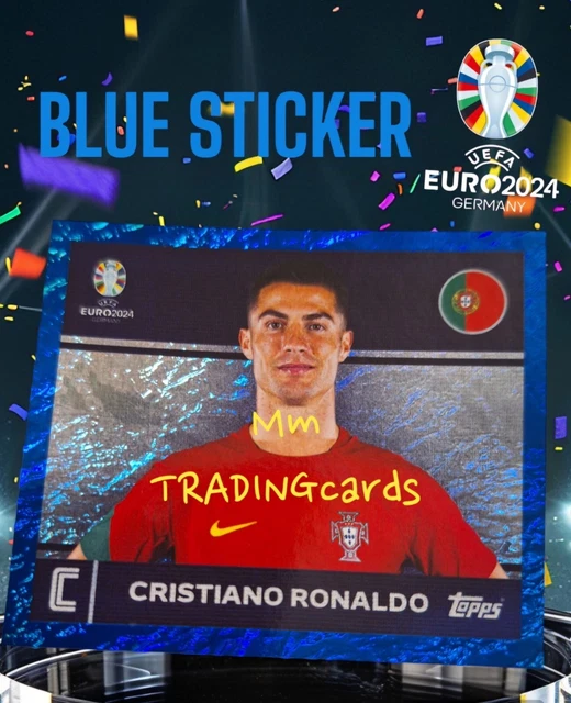 UEFA TOPPS EURO 2024 Cristiano Ronaldo Por 2 Sticker 2.72 PicClick