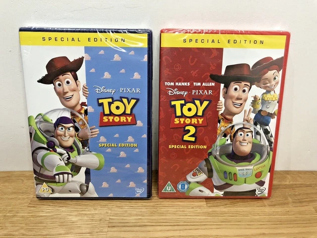 TOY STORY 1 2 Special Edition DVD s Brand NEW SEALED Disney Pixar toy-story-1-2-special-edition-dvd-s-brand-new-sealed-disney-pixar