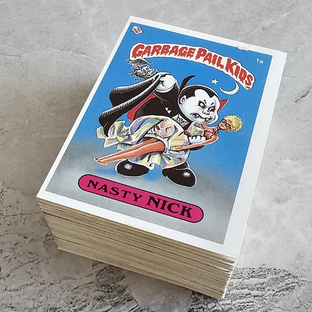 thumbnail image 2 of Garbage Pail Kids UK Series 4 Singles - 1986 Topps Stickers/Cards - Fair/Played 2 of 4