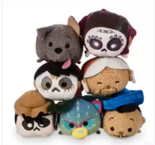 7 Styles Disney TSUM TSUM COCO Miguel Mini Plush Toys Screen Cleaners 3.5"/9cm