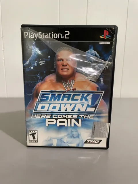 WWE SmackDown Here Comes the Pain PS2 Complete Black Label CIB TESTED READ