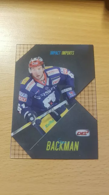 Del 17-18 2017-2018 Impact Imports #Ii02 Sean Backman Eisbären Berlin