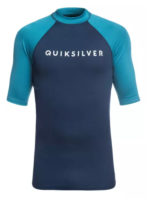 Quiksilver Men's Standard Always There Short Sleeve Rashguard UPF 50+ Sun Pro...