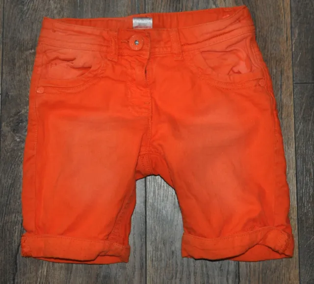 NEXT Pantaloncini denim arancione per bambini 5 anni EU 110 cm vacanze estive