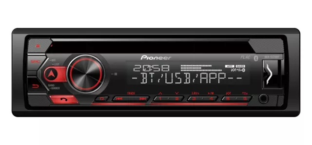 Pioneer DEH-S320BT 1-DIN CD-Tuner Bluetooth USB Spotify Autoradio FLAC Android