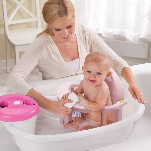 Newborn Infant Baby Bath Seat Non-Slip Infants Baby Bath Chair for Bathtub AU 3