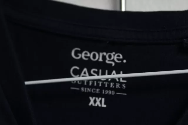 Paquete de 2 camisetas para hombre George - talla 2XL XXL (e63) 3