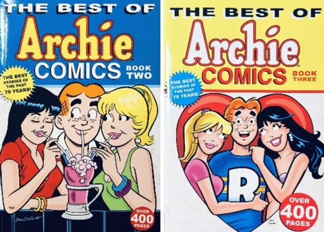 Archie Digest Comic Lot - The Best of Archie Comics - Books 2 and 3 - 70 Years