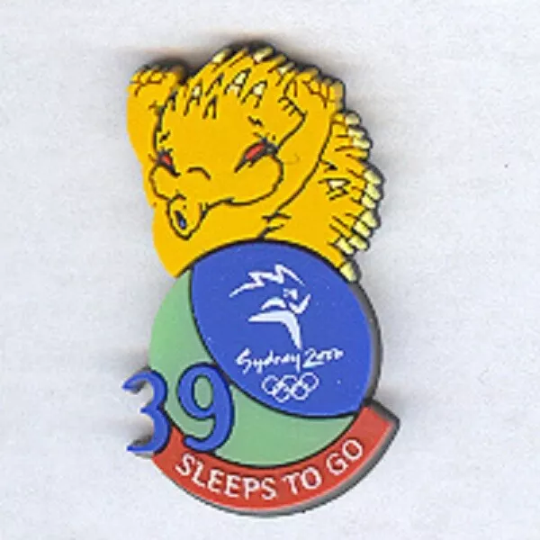 Sydney 2000 - 39 Sleeps to Go Olympic Pin (SRT-253)