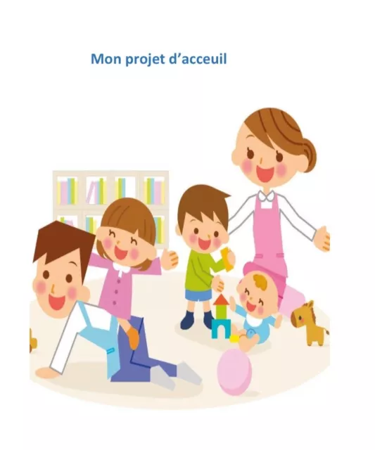 PROJET D’ACCUEIL ASSISTANTE maternelle (CAP AEPE) EUR 5,50  PicClick FR