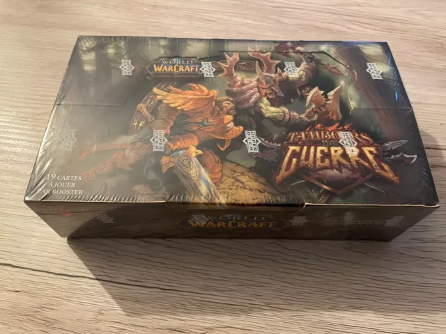 World of warcraft WoW tcg drums of war tambour de guerre booster box sealed