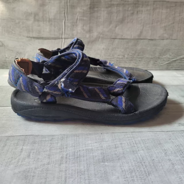 Teva Kids Hurricane Sport Sandal Size 5 Blue Nylon Water Shoe Unisex Boys Girls