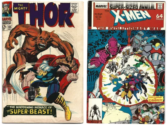 Thor Vol 1 (1962 Marvel) #135, X-Men Annual (1963) #12 2nd App High Evolutionary