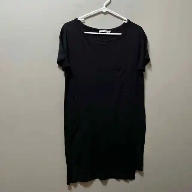 T ALEXANDER WANG Classic Jersey Relaxed Pullover Shirt Dress Womens Size S