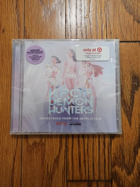 Demon Target KPOP DEMON HUNTERS Soundtrack Target Exclusive CD w/Poster & Photo Card ...