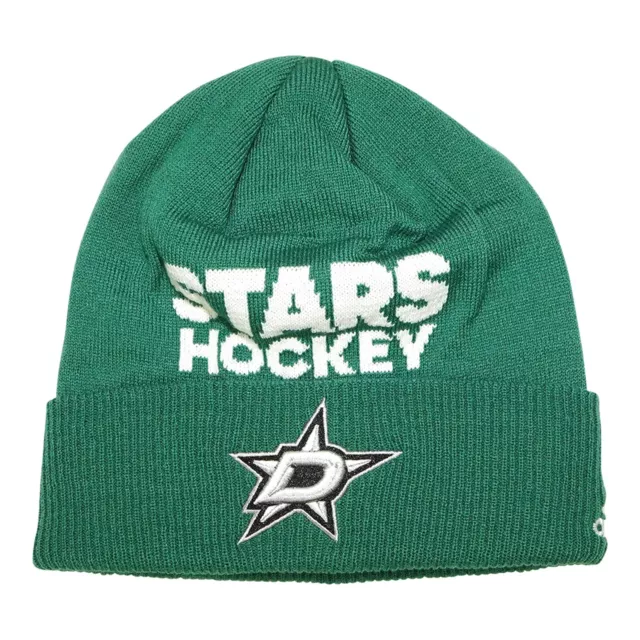 DALLAS STARS NHL Men's Adidas Cuffed Beanie, One Size, Green $19.99 -  PicClick
