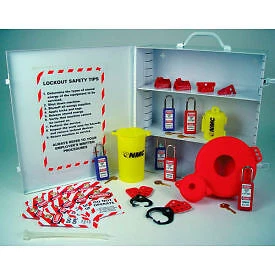 NMC LOC1 Lockout Tagout Station National Marker Company LOC1 887481060934 White
