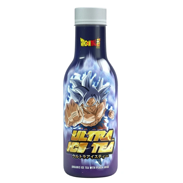 Ultra Ice Tea GOKU Ultra Istinto Dragon Ball Super Infuso di Tè a Pesca 500ml