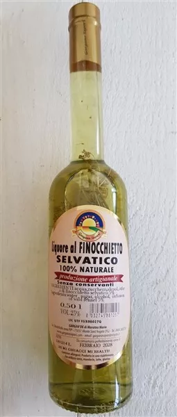 LIQUORE AL FINOCCHIETTO SELVATICO - Liquore tipico Pugliese -  da 500 e 700 ml.