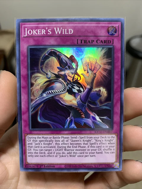 Yugioh! Joker's Wild - KICO-EN007 - Super Rare - 1st Edition Near Mint, English