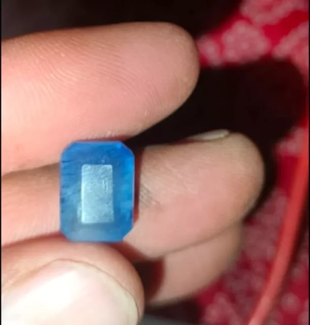 Natural Blue Sapphire 9.25 Ct Certified Unheated CERTIFIED Neelam loose gemstone
